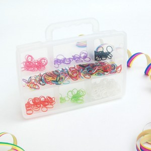 Rainbow Loom opbergdoos met handvat