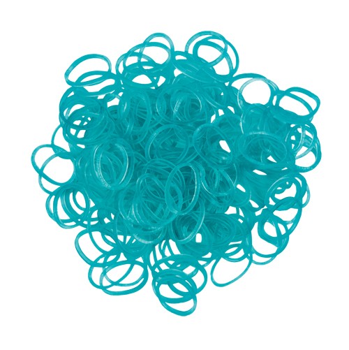 leider Dollar Begrip Elastiekjes jelly turquoise Rainbow Loom webshop in Nederland