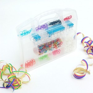 Rainbow Loom opbergdoos met handvat