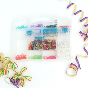 organiser opbergdoos rainbow loom handvat