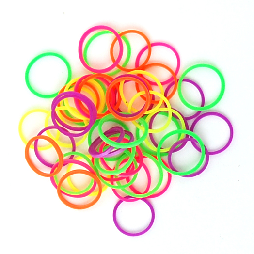 hoogtepunt Bezem Orthodox Rainbow Loom neon mix elastiekjes webshop in Nederland