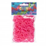 Neon pink Rainbow Loom elastiekjes loom ook voor Band-it en Funloom kopen in online webshoe