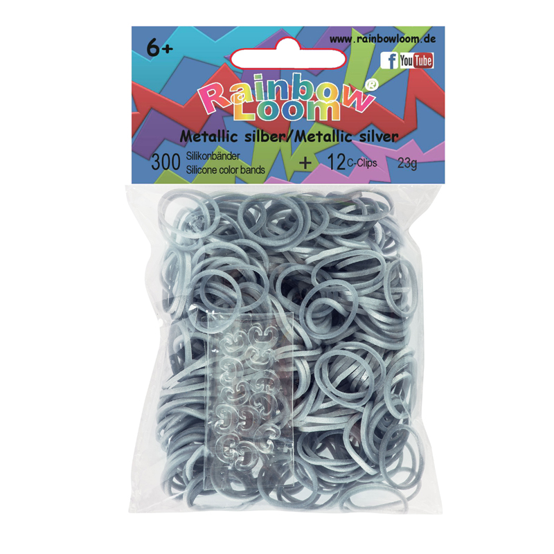 Elastiekjes metallic Rainbow Loom webshop in Nederland