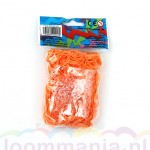 Oranje neon elastiekjes van Rainbow Loom® kopen in onze online webshop goedkoop