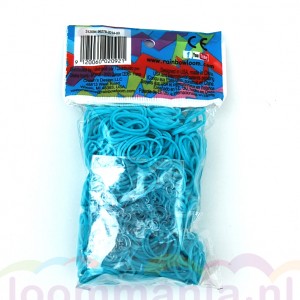 turquoise elastiekjes Rainbow loom, webshop online kopen goedkoop