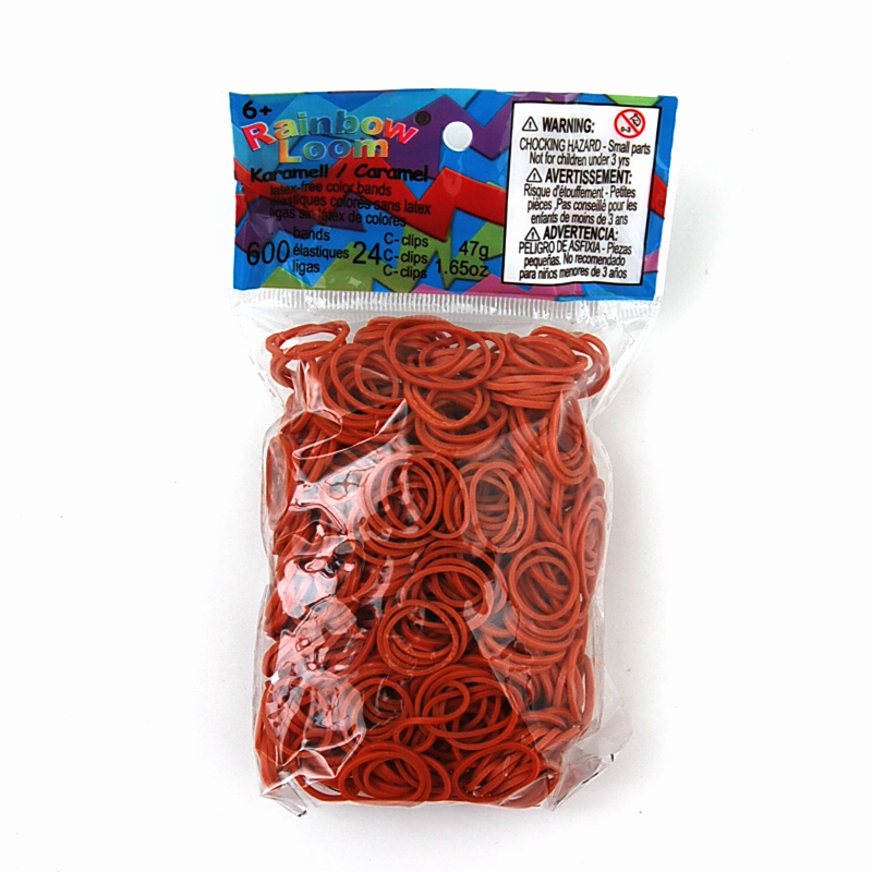 Verhandeling Halve cirkel Vies Elastiekjes opaque caramel Rainbow Loom webshop in Nederland