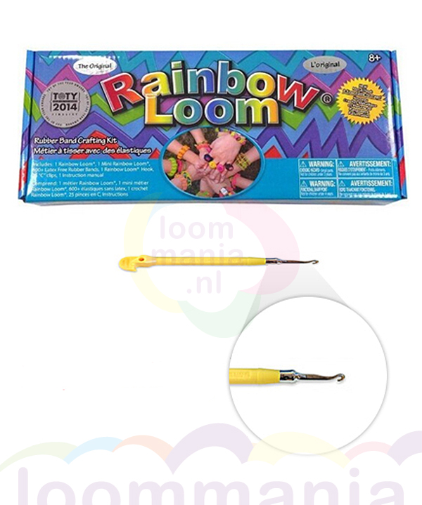 Grace klinker Klusjesman Rainbow Loom kit metaal Rainbow Loom webshop in Nederland