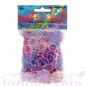 Zeemeermin elastiekjes van Rainbow Loom koop je online bij Loommania.nl