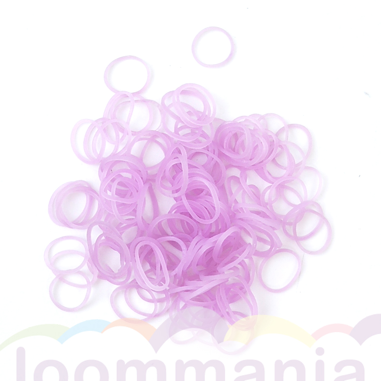 Rainbow Loom glow paarse elastiekjes online kopen bij Loommania webshop
