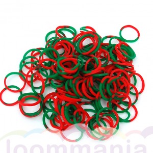 Kerst mix Rainbow Loom elastiekjes kopen bij Loommania webshop