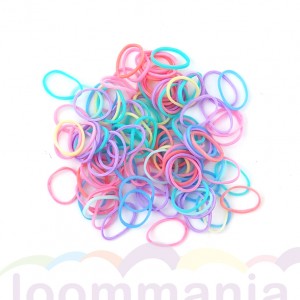 Pastel mix Rainbow Loom elastiekjes kopen bij Loommania webshop