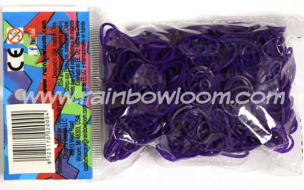 compenseren Geavanceerd ga winkelen Elastiekjes paars opaque Rainbow Loom webshop in Nederland