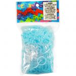 rainbow loom glow blauwe elastiekjes loommania