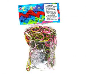 rainbow loom pink camouflage elastiekjes loommania